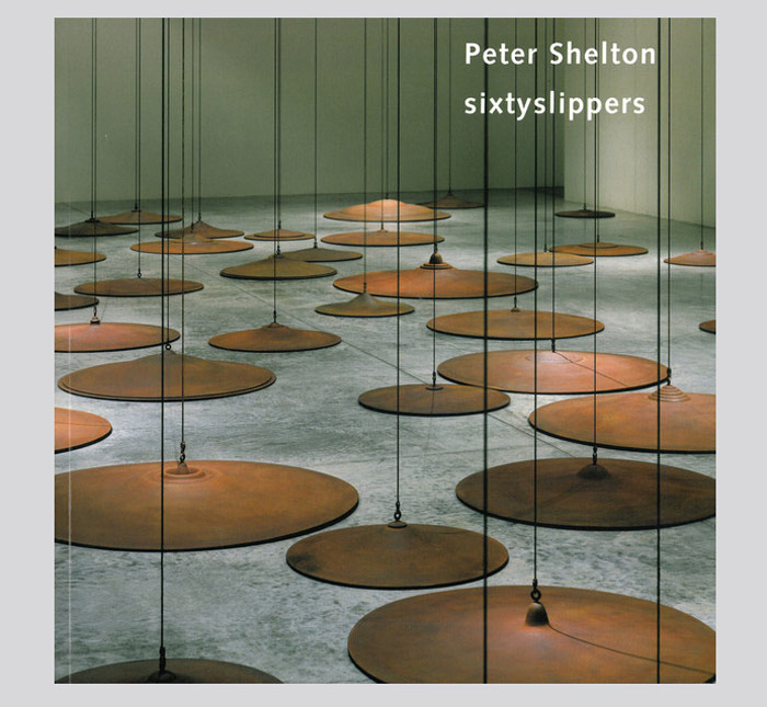 Peter Shelton sculpture Sixty Slippers