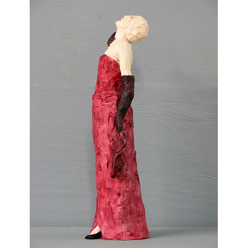 Gabrielle Rossmer - standing figure red gown